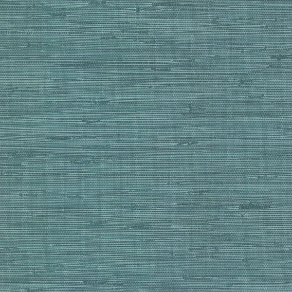 Brewster Lycaste Teal Weave Texture Wallpaper