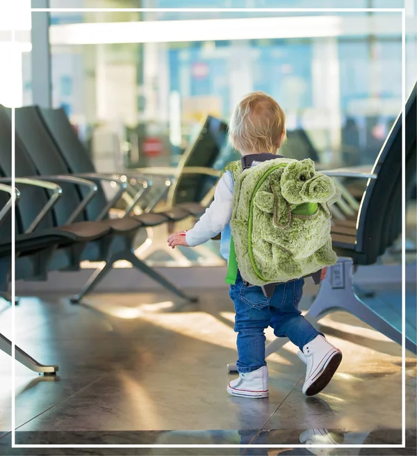 Dollibu Alligator Plush Trolley & Purse Set - 3-in-1 Kids Trolley, Backpack & Green Alligator Purse, Plush Backpack on W