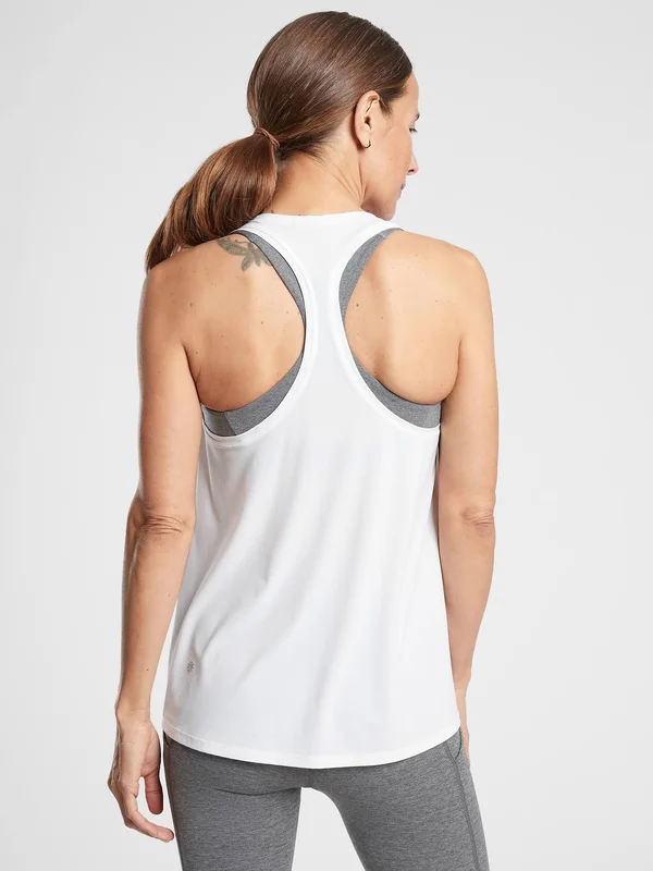 Athleta Women's Ultimate Train Tank Bright White Size M