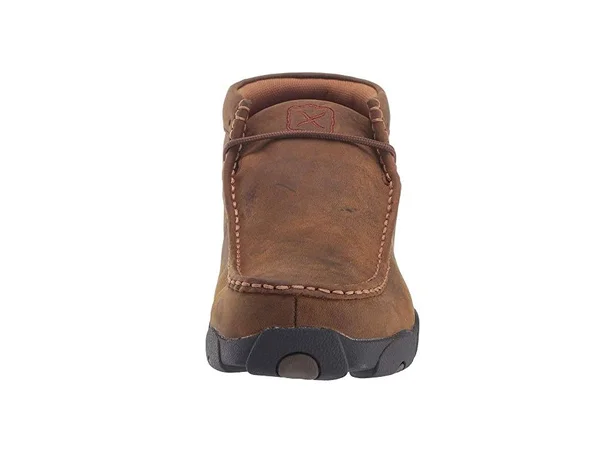Twisted x Men's Waterproof Driving Mocs - Distressed Saddle