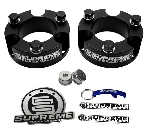 2009 Tacoma Supreme Suspensions 2-Inch Pro Billet Front Strut Spacer Leveling Kit