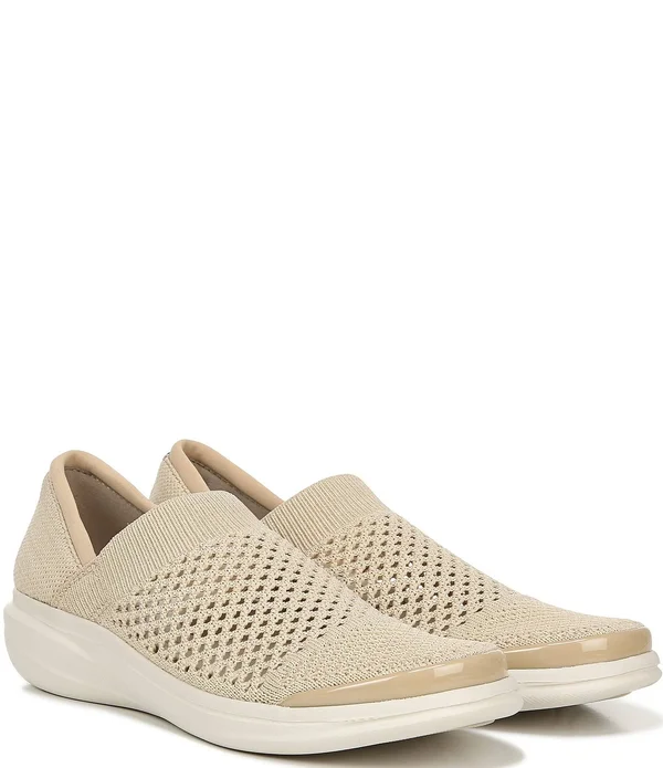 Women's Bzees Charlie Slip on Sneaker, Size: 10, White