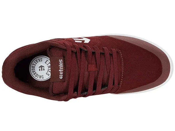 Etnies Marana Men's Skate Shoes Maroon/White : 6.5 D - Medium