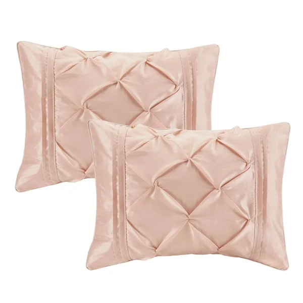 Madison Park Essentials - Joella 24 Piece Room in A Bag - Blush - Cal King