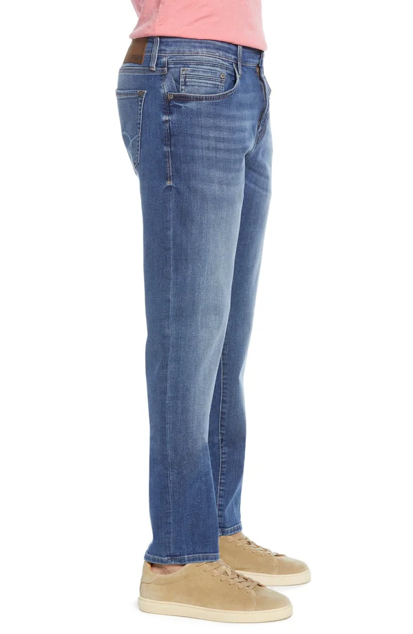 Mavi Jeans Jake Slim in Mid Foggy Williamsburg Jeans - Blue