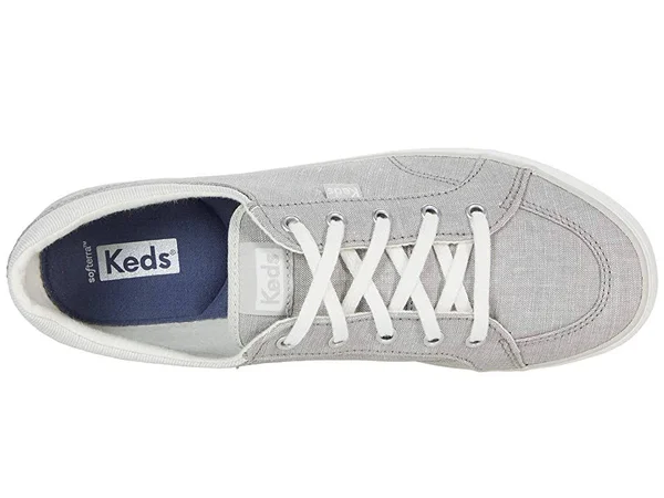 Keds Center II Chambray Stripe Women's Sneakers - Size: 8, Grey