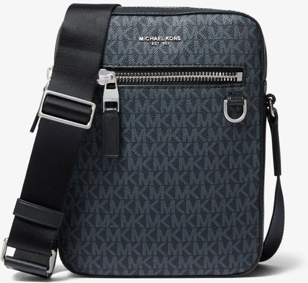 Michael Kors Henry Logo Flight Bag 33F9LHYC6U - One Size, Blue