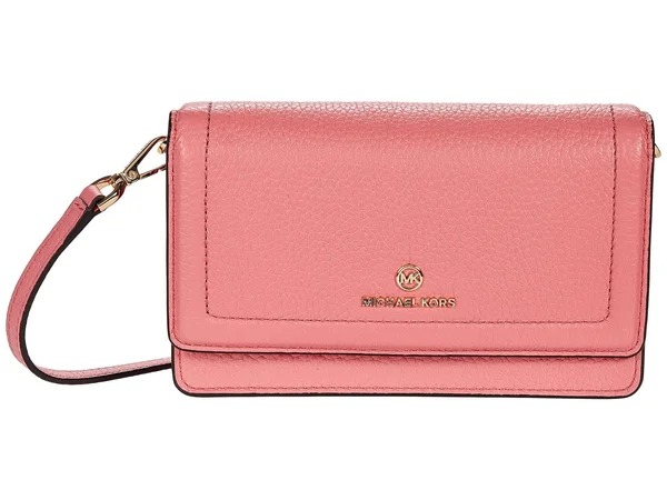 Michael Kors Jet Set Charm Small Phone Crossbody Tea Rose One Size