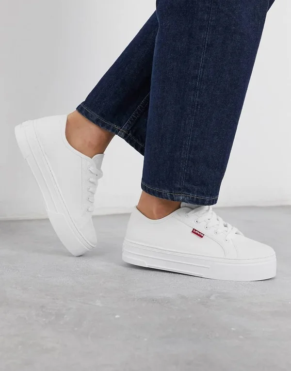 Levi&s White - White Tijuana Platform Sneaker