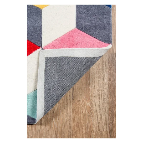Momeni Lil Mo Hipster Area Rug, Multi, 5& x 5& Round