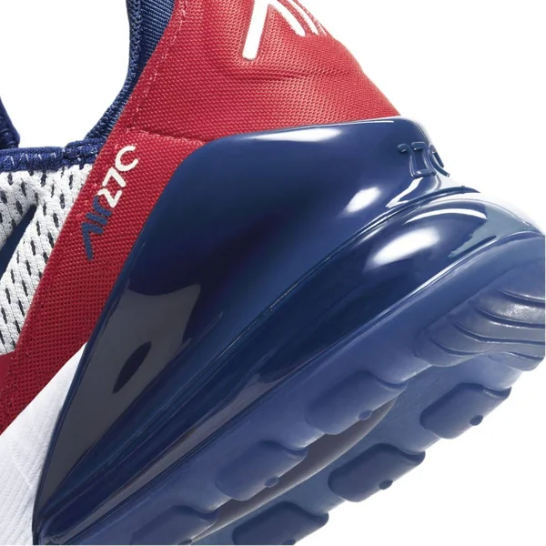Nike - Grade School Air Max 270 (White - University Red, Obsidian)
