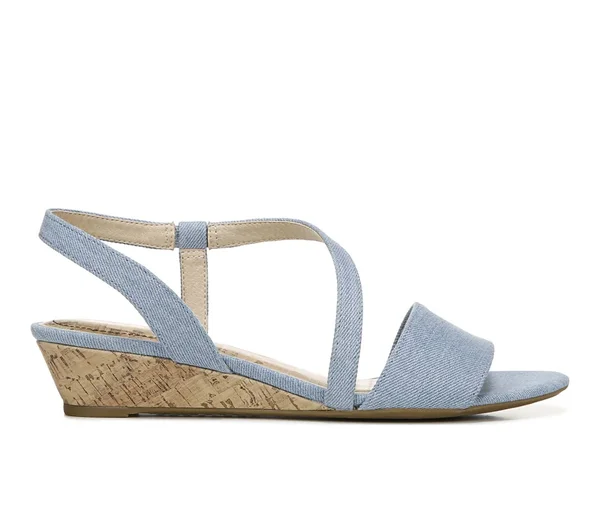 Women's LifeStride Yasmine Wedge Sandal - Light Blue - Size 11