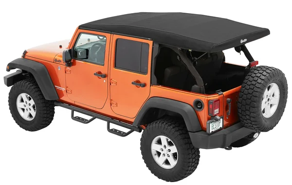 Bestop 52412-11 Jeep Wrangler JL Sun Extended Safari Style Bikini Top