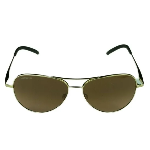 Serengeti Carrara Sunglasses Small Shiny Bold Gold, Drivers
