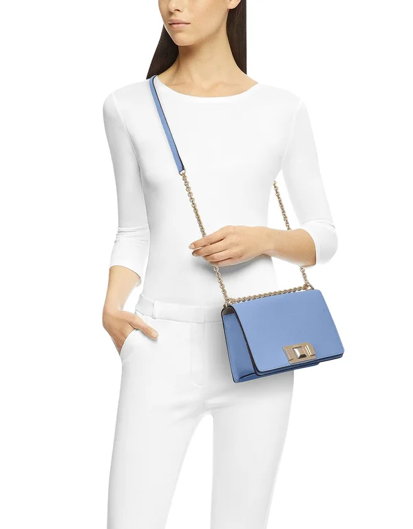 Furla Mimi Mini Push Lock Leather Crossbody Bag - Womens, Giacinto G