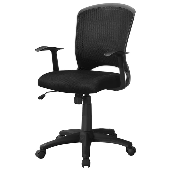 Monarch Specialties Mesh Mid-Back/Multi-Position Office Chair, Black
