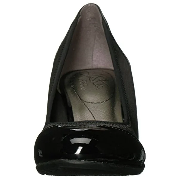 LifeStride Women's Juliana Stretch Wedge Pump, Black