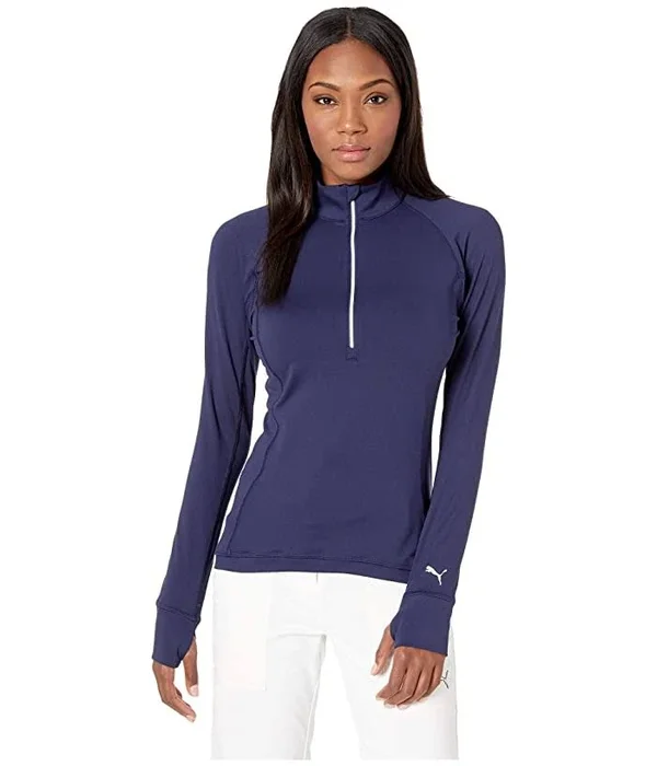 Puma Women's Rotation Golf 1/4 Zip - Peacoat - XL