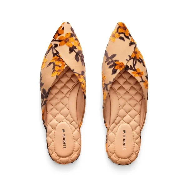 Birdies Swan Flat, Size 9 in Marigold at Nordstrom