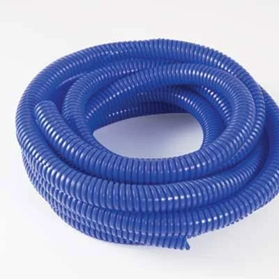 3/4x22 White Split Wire Loom Flex-Guard Convoluted Tubing - 100ft 4307-9C