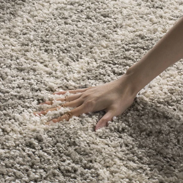 Safavieh Arizona Shag ASG747D 6&7x22 x 6&7x22 Square Grey - Ivory Area Rug