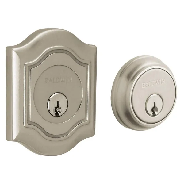 Baldwin Bethpage Deadbolt Double Cylinder Satin Nickel
