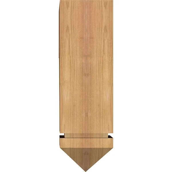 Ekena Millwork BKT06X18X18MRC03SWR 5 1/2x22W x 18x22D x 18x22H Merced Arts & Crafts Smooth BRACKET - Western Red Cedar