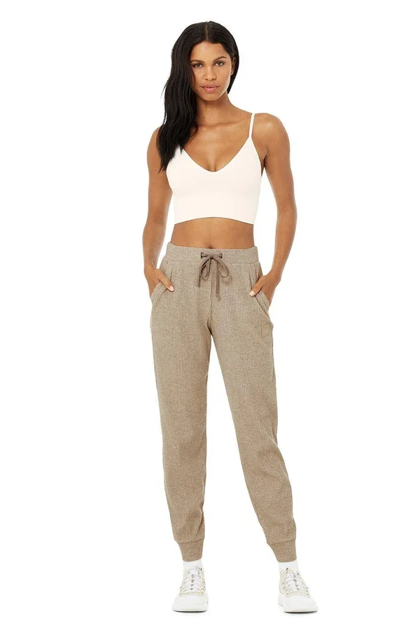 Alo Yoga, Muse Sweatpant in Gravel Heather, Size: Large