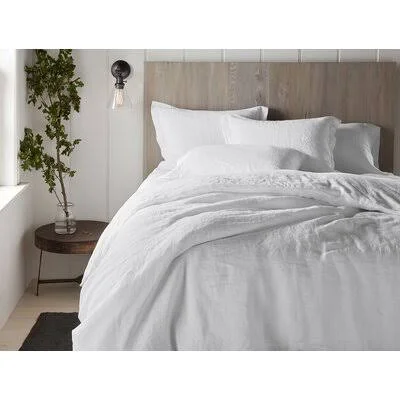 Relaxed Single Duvet Cover Coyuchi Color: Alpine White - Size: Full/Queen Duvet Cover