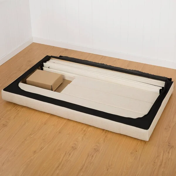 Zinus Upholstered Button Tufted Platform Bed - King