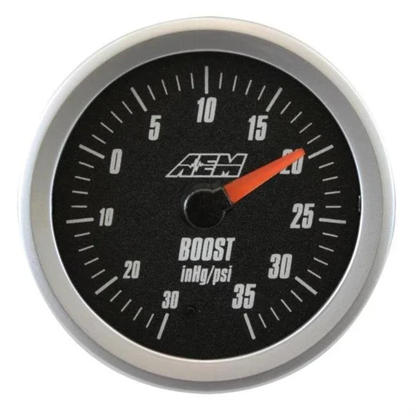 AEM Boost Gauge, Analog - 30-5132