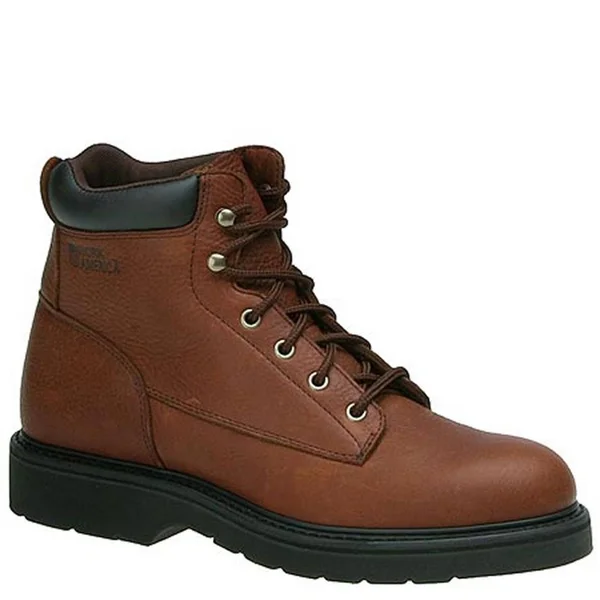 Work America Men's 6x22 Brawny Leather Work - 12 Brown Boot D