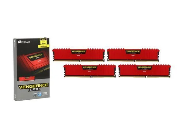 Corsair Vengeance LPX 32GB (4x8GB) DDR4 Dram 2666MHz C16 Memory