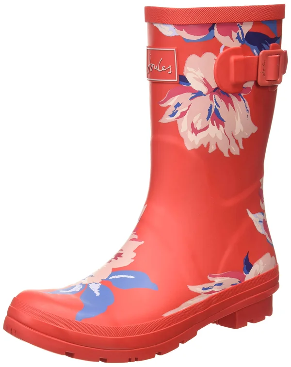 Joules Molly Welly Women's Rain Boots 9062869 - 11 B - Medium, Red