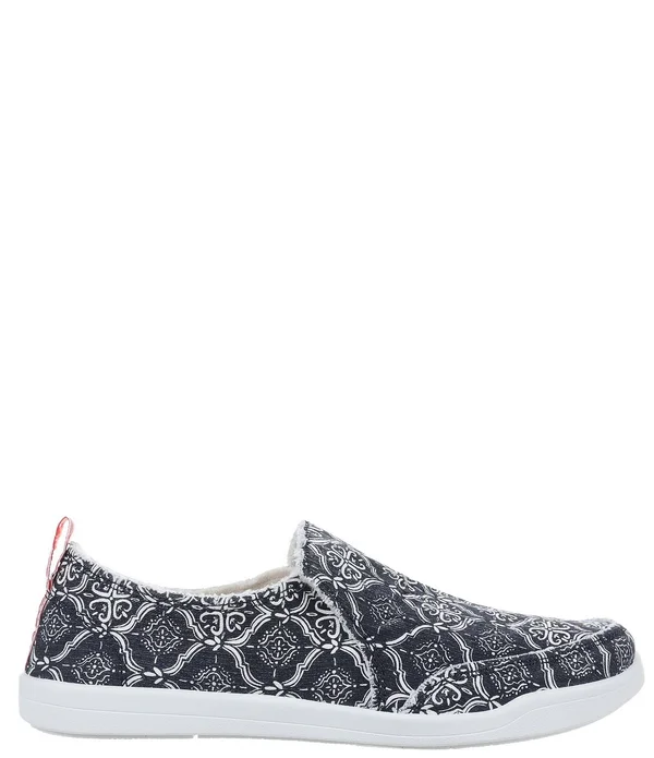 Vionic Malibu Mosaic Canvas Washable Slip-On Sneakers - 10m