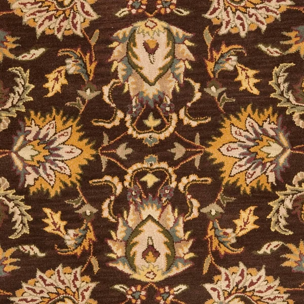 Safavieh Heritage Brown/Ivory Area Rug; Square 6&