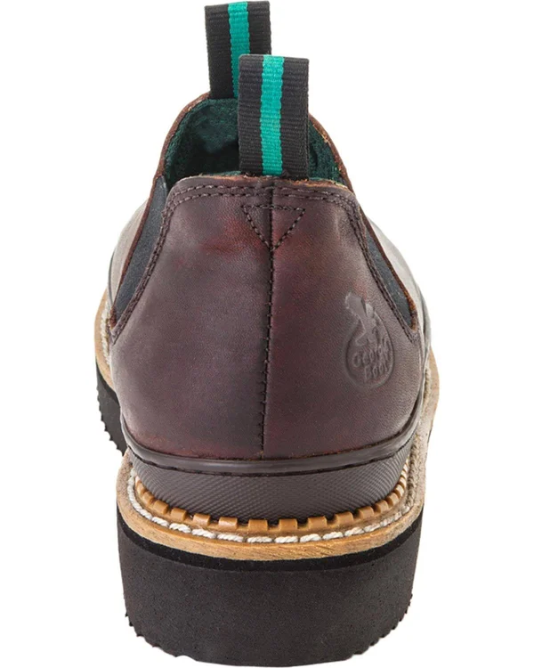 Men's Brown Georgia Giant Wedge Romeo Work Shoe Size 6.5
