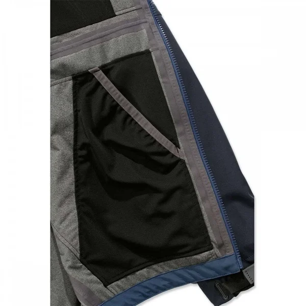 Carhartt Men's Storm Defender Force Midweight Hooded Jacket - Dark Blue/Navy, Large