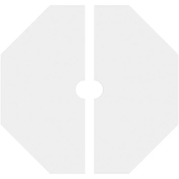Westin Architectural Grade PVC Contemporary Ceiling Medallion (18x22OD x 2x22ID x 7x22C - Two Piece)