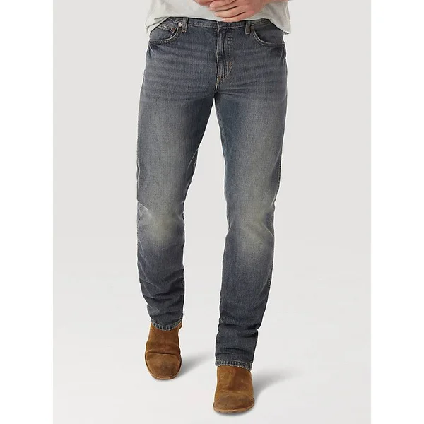 Wrangler Men's Retro Jeans Slim Straight (35x30 Dark Knight)