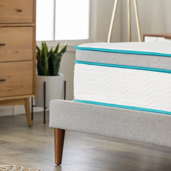 Linenspa Essentials 12" Gel Hybrid, Twin Mattress in A Box