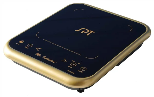 Sunpentown SR-1883G-42B 1650W Induction Cooktop Plus Pot Combo Gold