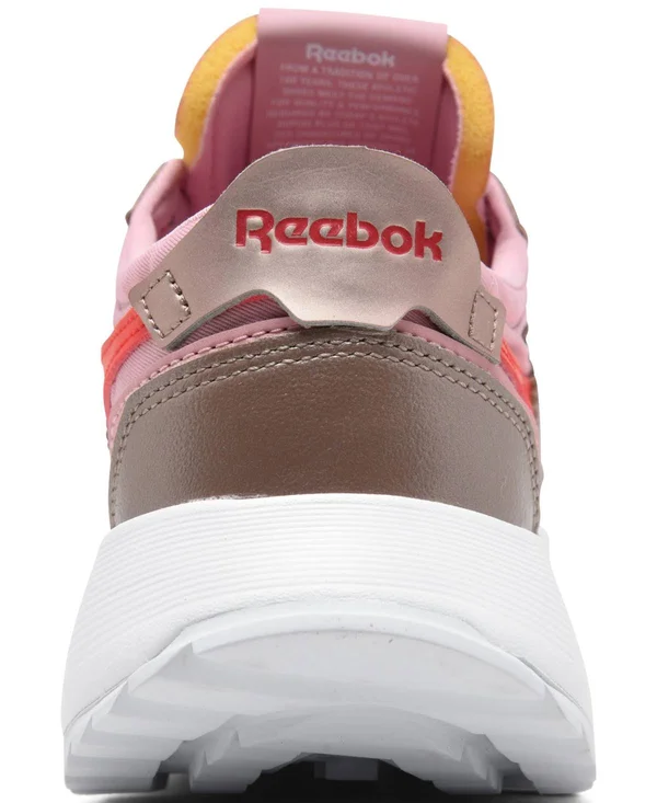 Reebok Big Kids& Classic Leather Legacy Shoes in Pink/Red/Classic Pink Size 5.0