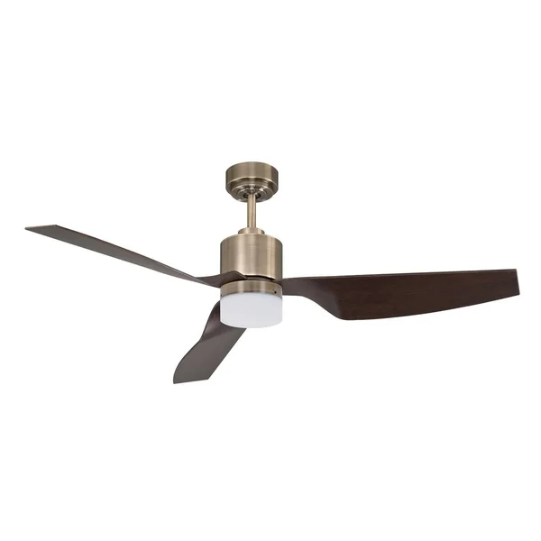 Lucci Air 210250010 Climate Ceiling Fan Light Kit, Brushed Chrome