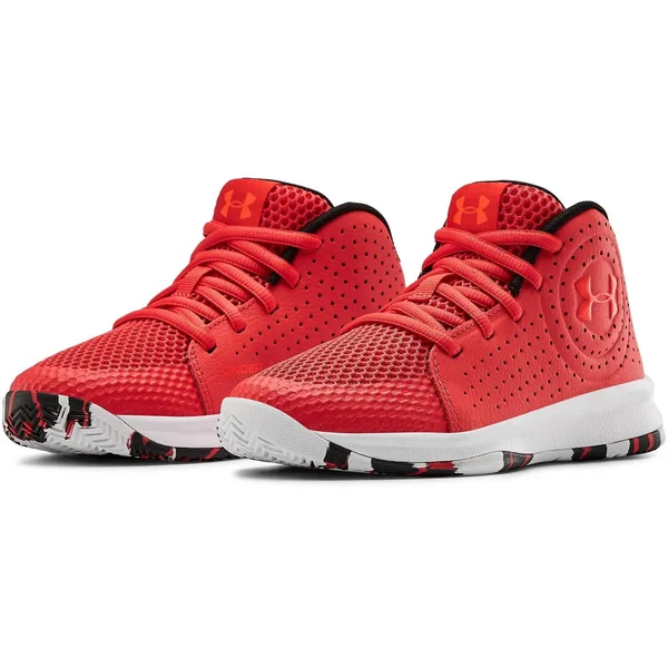 Under Armour Pre-School Jet 2019 Basketball Shoes - Red, 2.5