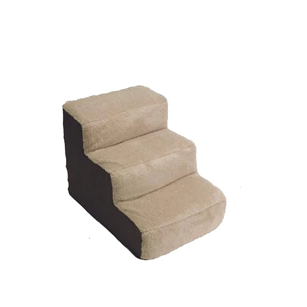 Dallas Manufacturing Co. 3 Step Home D閏or Pet Steps - Brown & Tan