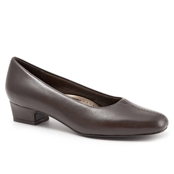 Trotters Doris Pumps - Women's, Mocha, Size: 11