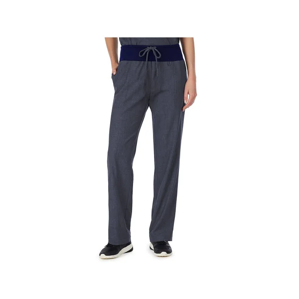 Petite Cuddl Duds Scrubs Classic Pants - Women's, Size: XL Petite, Dark Blue