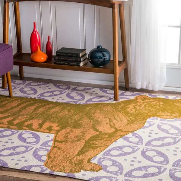 nuLOOM Thomas Paul Flatweave Cotton Tiger Area Rug TATP01A