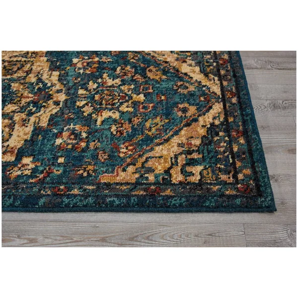 Nourison 2020 NR206 Area Rug - Teal, 2&3x22 x 11&
